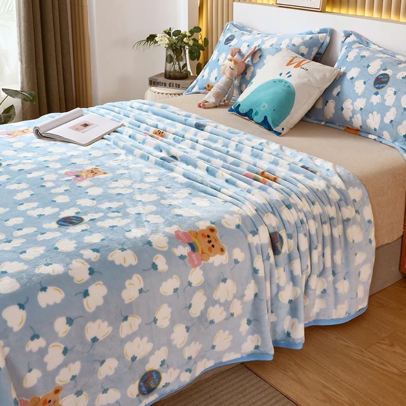 Winter leichte Milchfleece Decke, Korallenflanell kleine Decke, Nickerchen Büro Decke, Einzelbett Frühling Herbst Bettlaken.  |  Decke Decke Decke